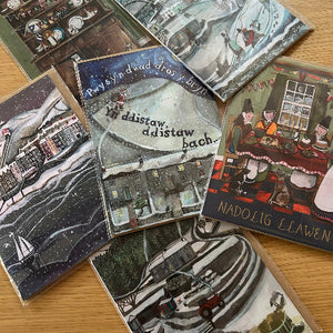 Cardiau Calendr Adfent - Advent Calendar Cards