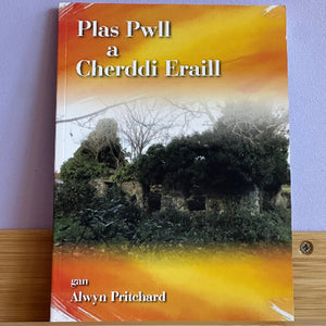 Book cover of 'Plas Pwll a Cherddi Eraill' with a scenic background