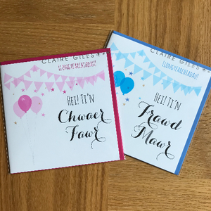 Chwaer fawr/Brawd mawr - Big sister/Big brother