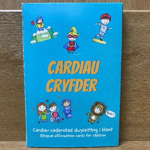 Cardiau Cryfder: Cardiau cadarnhad dwyieithog i blant