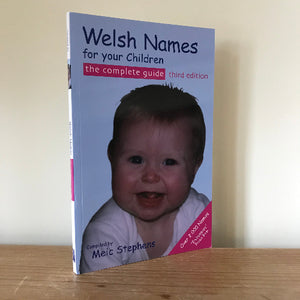 Book titled 'Welsh Names for your Children'