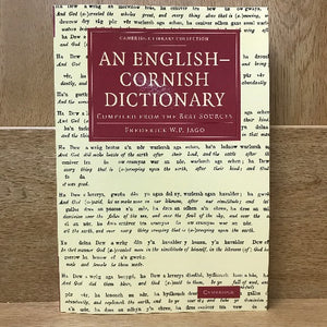 An English-Cornish Dictionary - Welsh bookshop