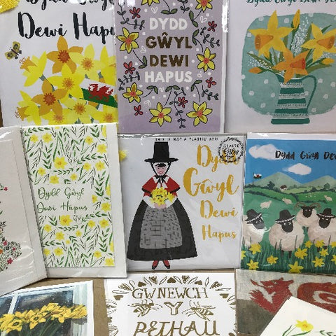 Cardiau Dydd Gŵyl Dewi