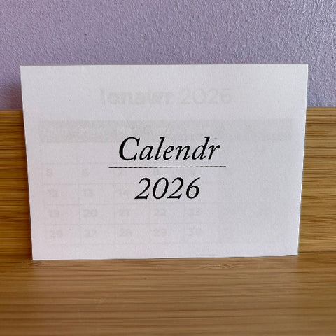 Calendrau a Dyddiaduron 2026 Calendars &amp; Diaries
