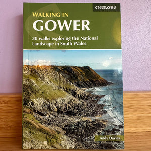 Book titled 'Walking in Gower' by Cicerone 