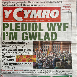 Y Cymro: Mehefin 2026