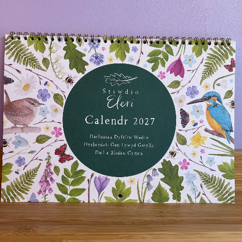 Calendrau a Dyddiaduron 2027 Calendars &amp; Diaries