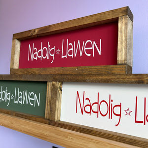 Arwyddion Pren i'r Cartref - Wooden Welsh Signs