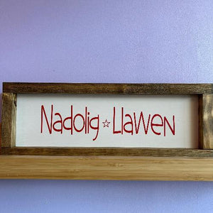 Arwyddion Pren i'r Cartref - Wooden Welsh Signs