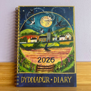 2026 diary with a colorful cover design 