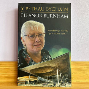 Book cover with a portrait of a woman and architectural design on a wooden surface.