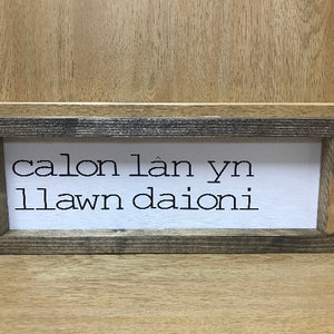 Arwyddion Pren i'r Cartref - Wooden Welsh Signs