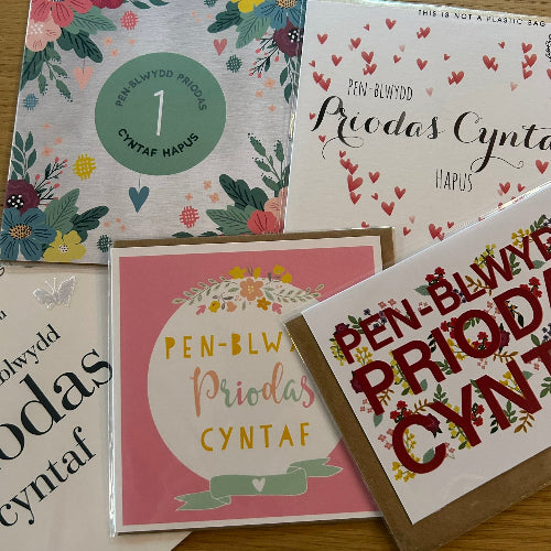 Pen-blwydd Priodas Cyntaf - First wedding anniversary