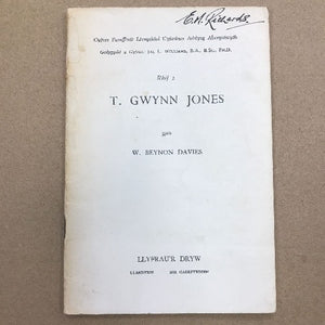 T Gwynn Jones