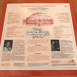The Fifth Festival of Welsh Mixed Voices at the Royal Albert Hall (1985)