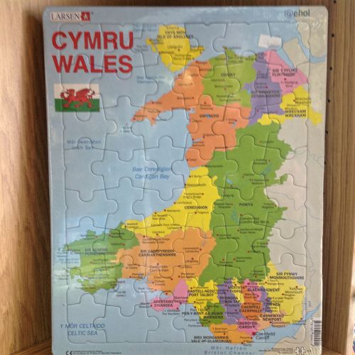 Jig-so: Map Cymru - Wales map Jigsaw