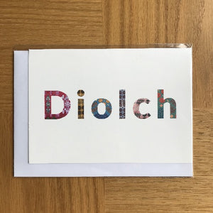Diolch - Thank you  (Cardiau llai)