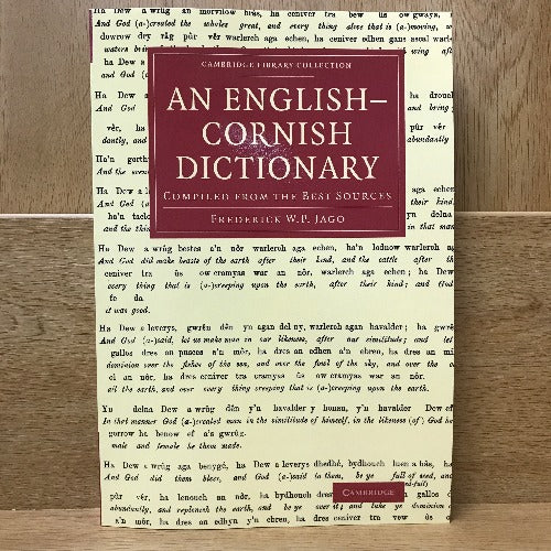 An English-Cornish Dictionary